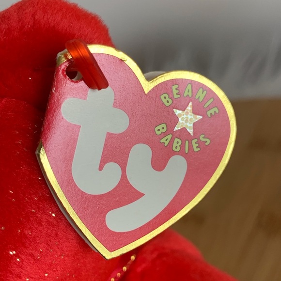 Ty (6) Vintage “Retired”Red (Pierre) Bear with Maple Leaf - Picture 2 of 9